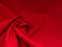 Load image into Gallery viewer, Canadian Red 100% Linen     1/4 Meter Price