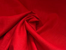 Load image into Gallery viewer, Canadian Red 100% Linen     1/4 Meter Price