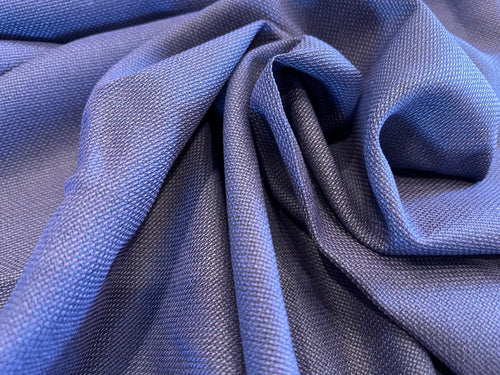 #1328 Deep Royal 100% Wool Mesh Remnant    75% OFF