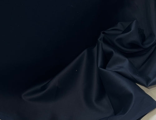 Midnight Navy 100% Cotton Shirting.    1/4 Metre Price