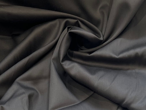 Anthracite Grey 100% Cotton Shirting.    1/4 Metre Price