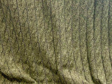 Load image into Gallery viewer, Green Nordic Faux Cable Knit 28% Polyester 50% Rayon 22% Nylon    1/4 Meter Price