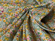 Load image into Gallery viewer, Multi Poppy Forrest Liberty of London 100% Cotton Tana Lawn     1/4 Meter Price