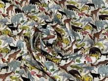 Load image into Gallery viewer, Liberty Tana Lawn Queue to the Zoo 100% Cotton.    1/4 Meter Price