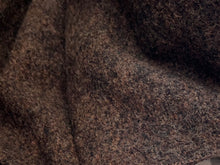 Load image into Gallery viewer, Brown Mix Boiled 100% Wool Coating    1/4 Meter Price