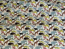 Load image into Gallery viewer, Liberty Tana Lawn Queue to the Zoo 100% Cotton.    1/4 Meter Price