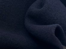 Load image into Gallery viewer, Navy Blue Boiled 100% Wool Coating    1/4 Meter Price