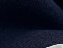 Load image into Gallery viewer, Navy Blue Boiled 100% Wool Coating    1/4 Meter Price