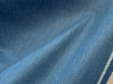 Load image into Gallery viewer, Light Blue 70% Cotton 28% Polyester 2% Elastane Denim.     1/4 Metre Price