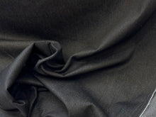 Load image into Gallery viewer, Black Mix 70% Cotton 28% Polyester 2% Elastane Denim.     1/4 Metre Price