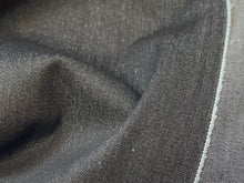 Load image into Gallery viewer, Black Mix 70% Cotton 28% Polyester 2% Elastane Denim.     1/4 Metre Price
