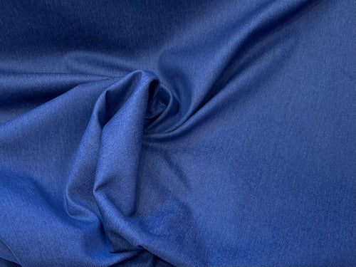 Huckaberry Blue 70% Cotton 28% Polyester 2% Elastane Denim.     1/4 Metre Price