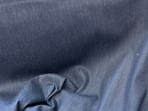 Dark Blue Mix 70% Cotton 28% Polyester 2% Elastane Denim.     1/4 Metre Price