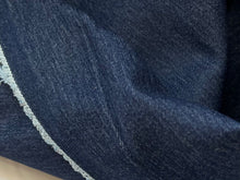 Load image into Gallery viewer, Dark Blue Mix 70% Cotton 28% Polyester 2% Elastane Denim.     1/4 Metre Price