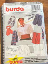 Load image into Gallery viewer, Burda Pattern #3403 Men's Accessories Pattern
