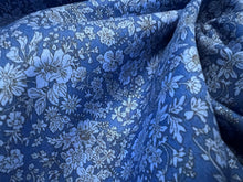 Load image into Gallery viewer, Liberty Emily Belle Ultramarine 100% Cotton.   1/4 Metre Price