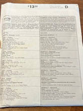 Load image into Gallery viewer, McCalls Pattern #3138 Barbie Clothing Pattern