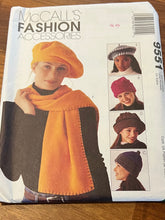Load image into Gallery viewer, McCalls Pattern #9551 Hat Pattern