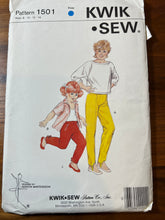 Load image into Gallery viewer, Kwik Sew Pattern #1501 Size 8-14
