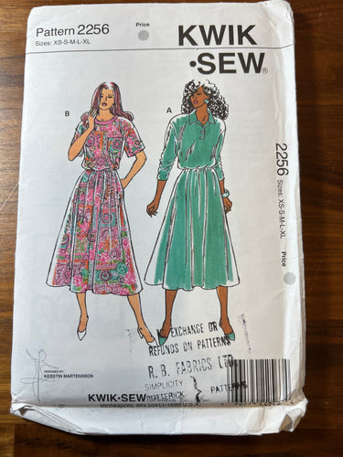 Kwik Sew Pattern #2256 Size XS - XL