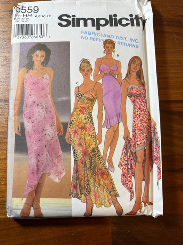 Simplicity Pattern #5559 Size 6-12