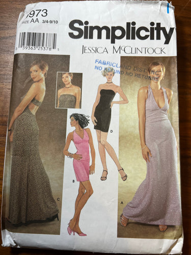 Simplicity Pattern #9973 Size 3 - 10