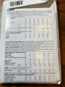 Simplicity Pattern #5384 Size 10-20