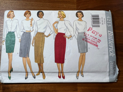 Butterick Pattern #4213 Size 12 - 16