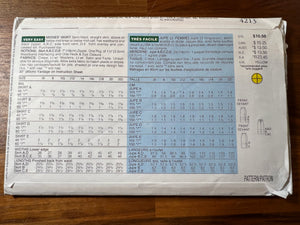 Butterick Pattern #4213 Size 12 - 16