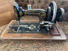 Load image into Gallery viewer, RARE Frister &amp; Rossmann Antique Sewing Machine and Case