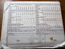 Load image into Gallery viewer, McCall&#39;s Pattern #7947 Size 6-8-10