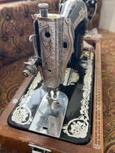 Load image into Gallery viewer, Vintage Janowm Sewing machine and Wooden Case