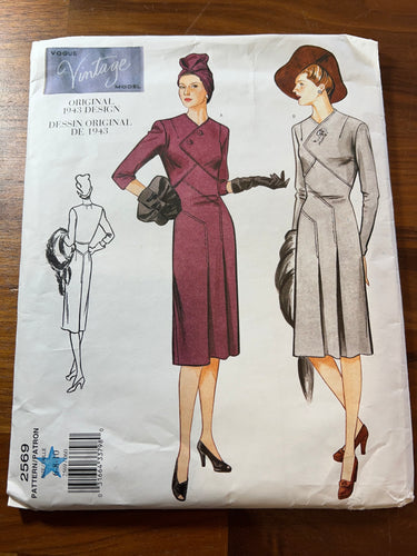 Rare Vogue #2569  Size 6-8-10