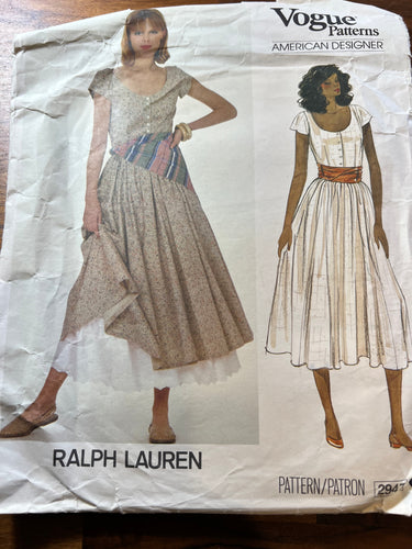 Vintage Vogue #2947  Size 8