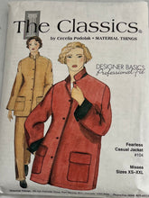 Load image into Gallery viewer, The Classics Pattern #104 Blazer/Jacket Pattern Size XS - XXL