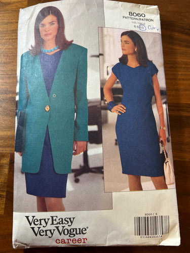 Vintage Vogue #8060  Size 6-8-10