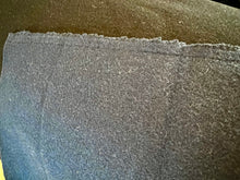 Load image into Gallery viewer, Black &amp; Blue 100% Wool Reversible Plush Coating.     1/4 Metre Price