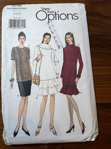 Vintage Vogue #9148  Size 6-8-10