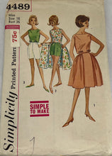 Load image into Gallery viewer, Vintage Simplicity Pattern #4489 Size 16