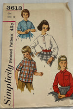 Load image into Gallery viewer, Vintage Simplicity Pattern #3613 Size 12