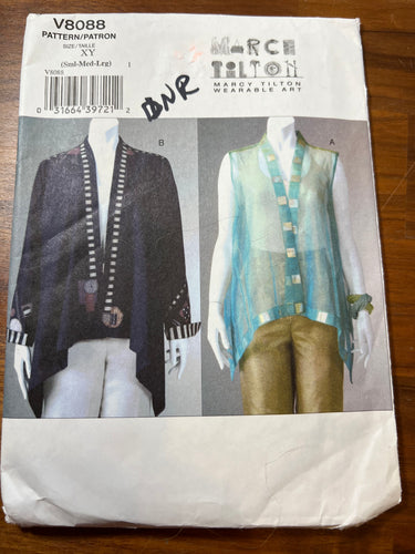 Vintage Vogue #8088 Size:  Small - Medium - Large