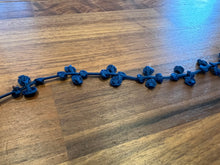 Load image into Gallery viewer, Navy Blue French Knot Trim  9 metres