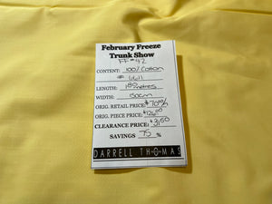 FF#42 100% Cotton Shirting Remnant 75% off!!
