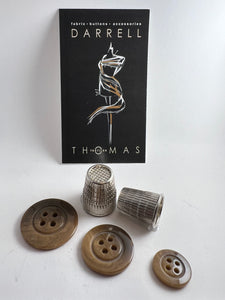 Camel Marbled  Four Hole Button