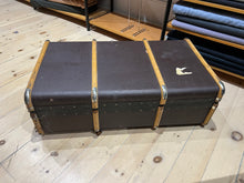 Load image into Gallery viewer, Vintage English Steamer Travel Trunk