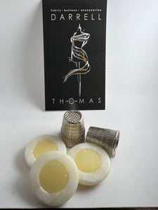 Ivory Snow Marbled & Pearl Button