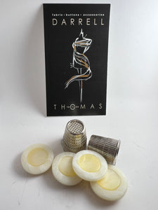 Ivory Snow Marbled & Pearl Button