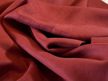 Load image into Gallery viewer, Root Red 100% Linen     1/4 Meter Price