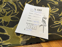 Load image into Gallery viewer, #1606 Olive Green Floral Print 95% Viscose 5% Spandex Knit  Remnant