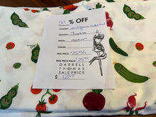 Load image into Gallery viewer, #1605 For the Love of Veggies 100% Organic Cotton Knit Remnant